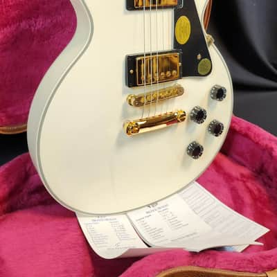 Gibson Vintage 2001 Les Paul Custom, Alpine White, Gold Hardware, w/HSC NOS image 3