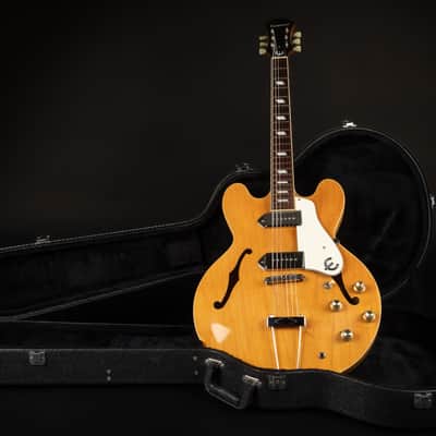 2001 Epiphone Casino Reissue - Natural | Korea Peerless Hollowbody P-90 Pickups 2.6kg | OHSC image 1