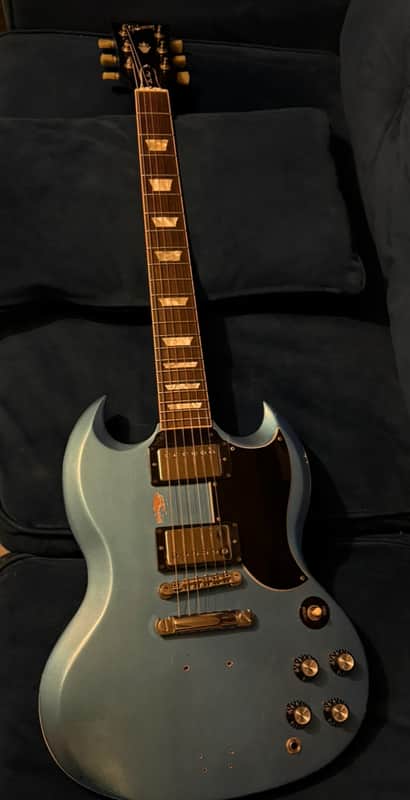 Gibson SG ‘61 Reissue ‘Les Paul’ in Pelham Blue