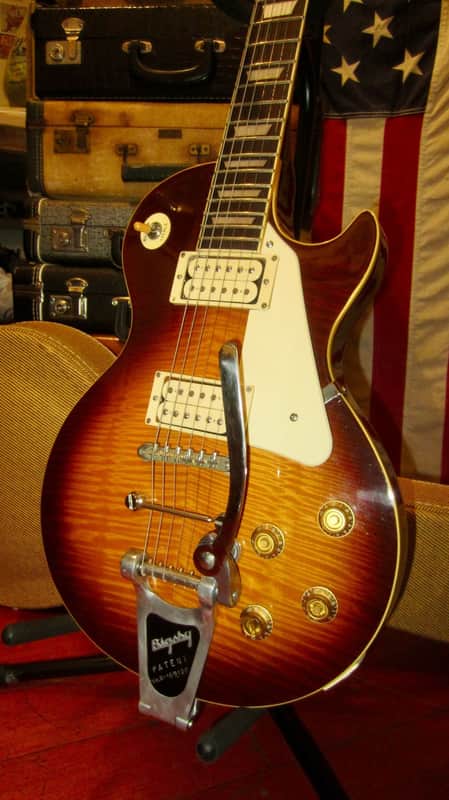 1978 Greco EG-450 Les Paul Sunburst Flame Top w/ Bigsby image 1
