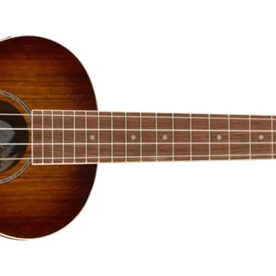 Fender Rincon Tenor Electro Ukulele, Rincon Aged Cognac Burst Incl Gig Bag image 1