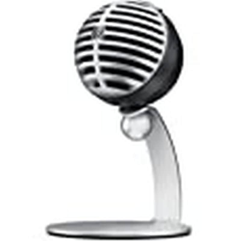 Shure MOTIV MV5 Lightning / USB Condenser Microphone 2015 - Present - Silver and Black image 1
