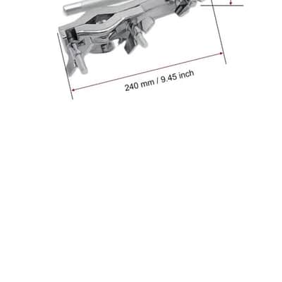 Cymbal Stand Clamp with Boom Arm, Drum Set Extension Mount for Percussion Ins... image 3