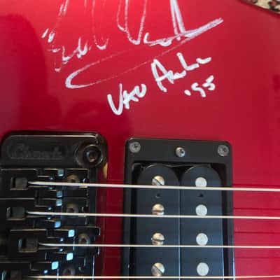 Van Halen Signed Guitar Eddie & Sammy 1995 at Balance World Album Premiere Have Provenance to Provide Charvel Predator HS Early 90’s image 3