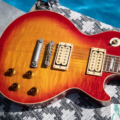 1981 Tokai Love Rock LS120 Vintage Burst - Killer Flame Top Guitar w Nitro Finish & Pro Set Up w Perfect Frets/Action/Intonation! image 8