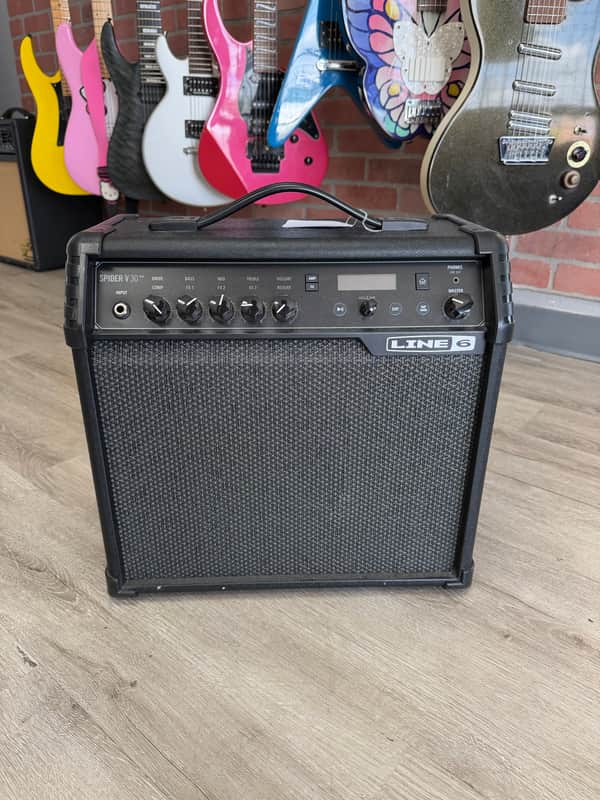 Line 6 Spider V 30 MkII 30-Watt 1x8" Digital Modeling Guitar Combo 2019 - 2021 - Black image 1