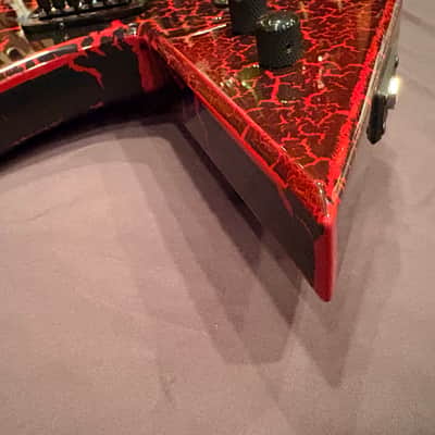 B.C. Rich USA Custom Shop Stranger Things “Eddie's” NJ Warlock 2022 Relic Crackle image 8