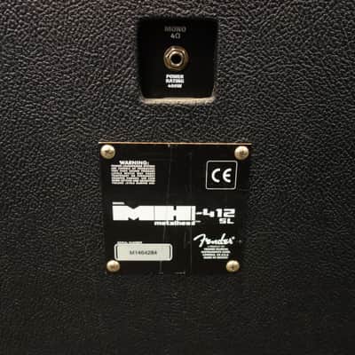 Fender Metalhead MH-412 SL 400-Watt 4x12" Slanted Guitar Speaker Cabinet 2005 - 2008 - Black image 4