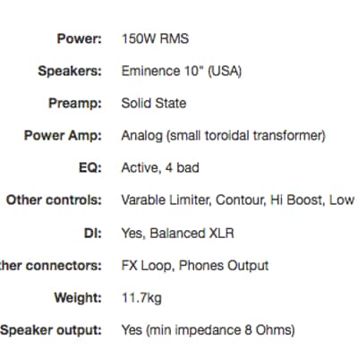 Gallien-Krueger MB150S-112 III combo image 10
