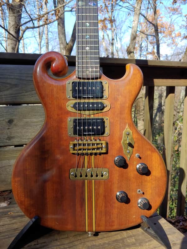 Rare vintage Hyak electric guitar by former Alembic employee image 1