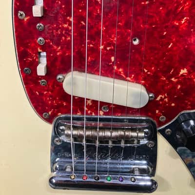 Fender Tom Hamilton's Aerosmith, Mustang Electric Guitar (#27) - Blonde image 7