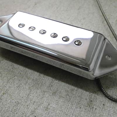 Q pickups DOG EAR P90 Pickup 1pc Bridge or Neck BLACK/CHROME/NICKEL/RAW NICKEL Casino Riviera Wildcat ES-330 Gibson Epiphone 50s 60s image 1