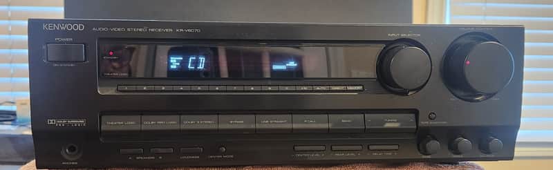 Kenwood Kenwood KR-V6070 Audio Video Receiver (1995) 1995 - Black image 1