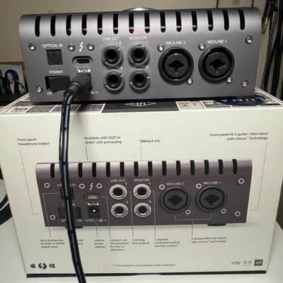 Universal Audio Apollo Twin X DUO Heritage Edition Thunderbolt 3 Audio Interface 2020 - Present - Gray image 3