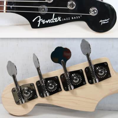 Fender Aerodyne Jazz Bass 2018 Made in Japan Black 4-String Electric Bass NICE! image 7