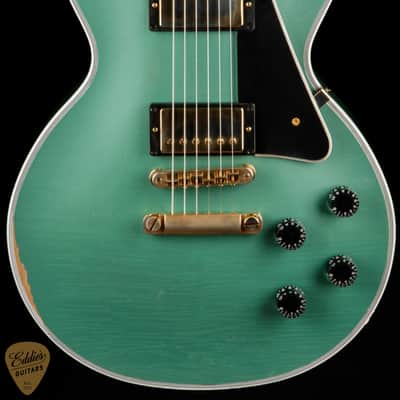 2024 - Gibson Custom Shop PSL Murphy Lab Les Paul Custom Heavy Aged Inverness Green 10.1 #CS400228 image 2