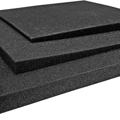 Large Studio Speaker Isolation Pads for Monitors 8-inch, 7 or 6.5 | Speaker Isolation Pads for Yamaha HS, KRK ROKIT | Speaker Risers | Acoustic Isolation Speaker Foam image 2