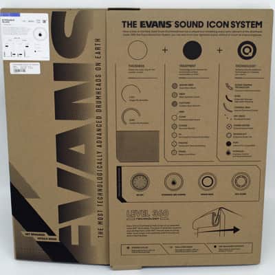 Evans TT18HG Hydraulic Glass Drum Head - 18" 2000 - 2020 - Clear image 2
