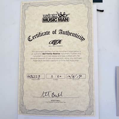 Ernie Ball Music Man St Vincent BFR 1st Edition #2 Of 20 image 12