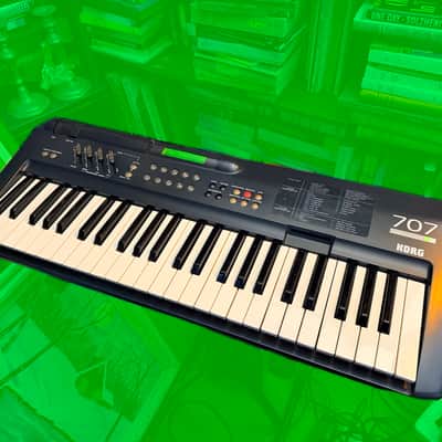 Korg 707 Digital Synthesizer - Rare FM 1980s Powerhouse w/ Extras!