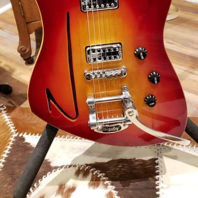 Zane Guitars Custom Shop "Jody Davis" Semi-Hollowbody Guitar w/ Bigsby, TV Jones Pickups image 3