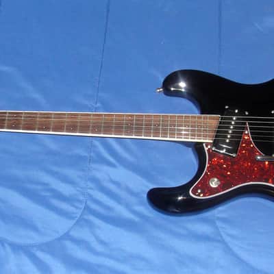 Mosrite Mark 1 2006 Black Left Handed image 2
