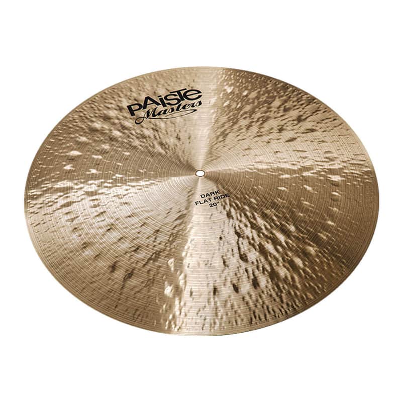 Paiste Masters Dark Flat Ride Cymbal 20" image 1