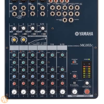 ヤマハ ミキシングコンソール MG102C セール Yamaha MG102C 10 Channel Mixer | Reverb