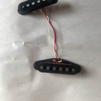 Fender American Pickup Flat Pole 80s 90s 016730 1980s 1990s - Black image 4