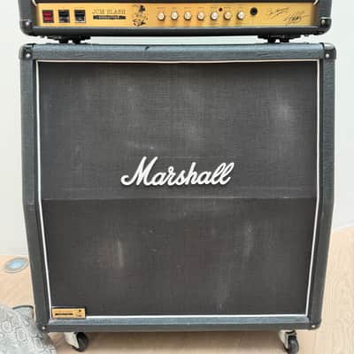 Marshall JCM Slash Signature 2555SL 2-Channel 100-Watt Guitar Amp Head 1996 - 1997 - Black + Original Cabinet image 18