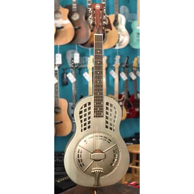 Republic Guitars Delta Rocket Resonator Guitar Style 88 - Brushed Steel image 1