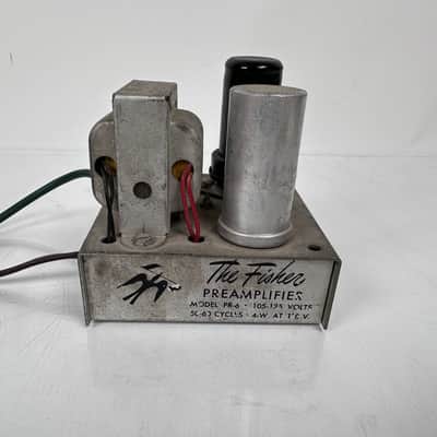 Vintage The Fisher Preamplifier PR-6 Tube Phono Tape Preamp image 2