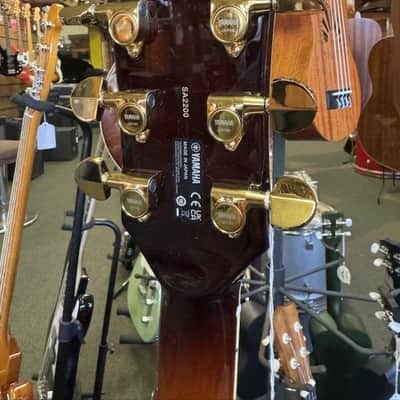 Yamaha SA2200 Semi-Hollowbody Electric Guitar w/ Case image 10