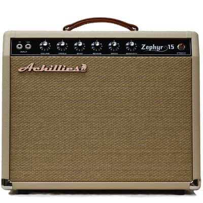 Achillies Blonde Zephyr 15 1x12 Hand Wired Amp Reverb Vibrato image 2