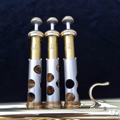 0.462 Mt Vernon Vincent Bach Stradivarius Lightweight STAR 25 trumpet case mouthpiece  gamonbrass image 24