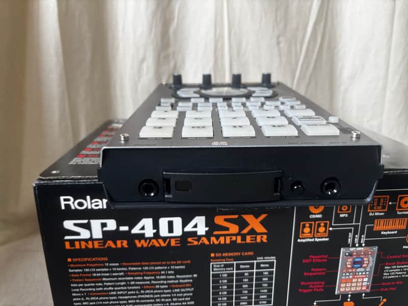 Roland SP-404SX Linear Wave Sampler SP404SX w/ box, SD card, power