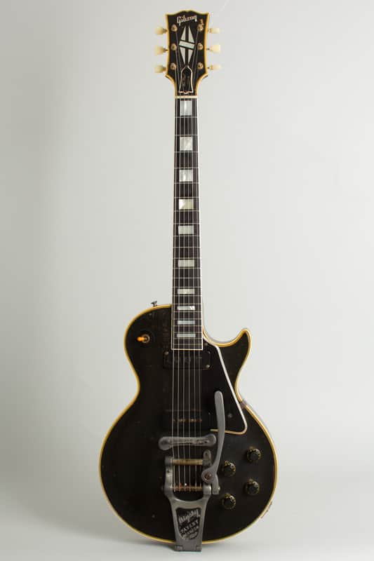 Gibson  Les Paul Custom Solid Body Electric Guitar (1956), ser. #6-7287, original black hard shell case. image 1