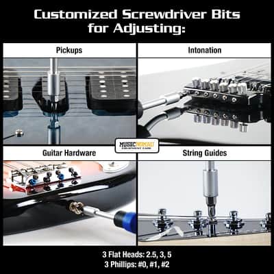 MusicNomad Premium 26 PC. Guitar Tech Screwdriver & Wrench Set (MN229) image 12