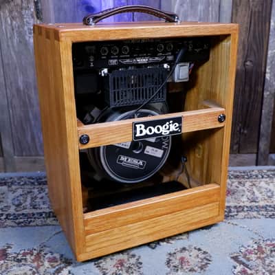 Mesa Boogie Mark Five 25 2-Channel 25-Watt Custom Guitar Combo - Red Oak & Wicker With Electro-Voice Black Shadow image 9