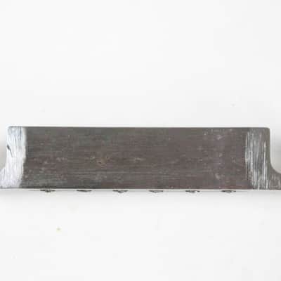 1986 Vintage Gibson USA Chrome Stopbar Tailpiece Original Les Paul Standard Heavy Zinc 1980s USA image 5