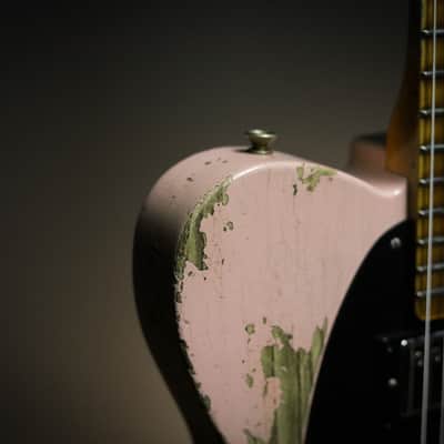 Fender Fender Custom Shop 1951 HS Telecaster - Super Heavy Relic Shell Pink 2024 - Super Heavy Relic Shell Pink image 6