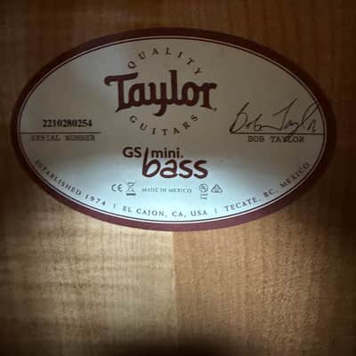 Taylor GS Mini-e Maple Bass 2019 - 2022 image 3