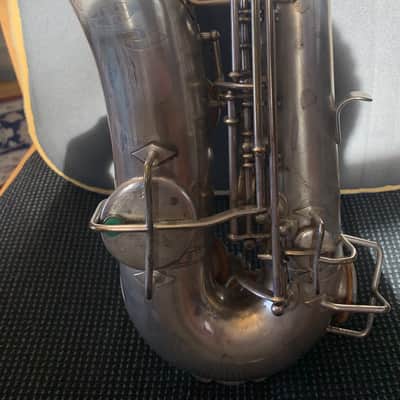 Buescher True Tone alto saxophone from 1928 - silver plated image 4