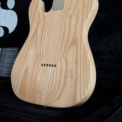 Suwak Custom Guitars Thinline T "Jr." Natural Esche & Olive Body, Korina Hals, Ebenholz Griffbrett uvm. 2026 - Natural image 5
