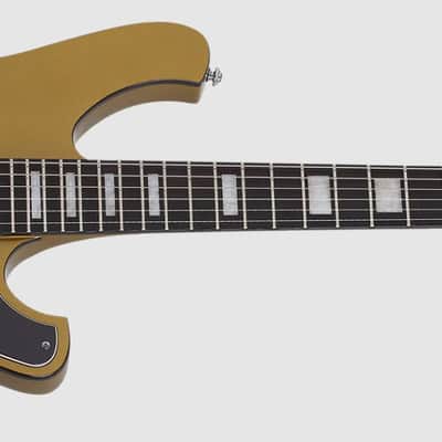 Schecter DIAMOND SERIES Stargazer-6 Vibrato Metallic Gold 6-String Electric Guitar image 4