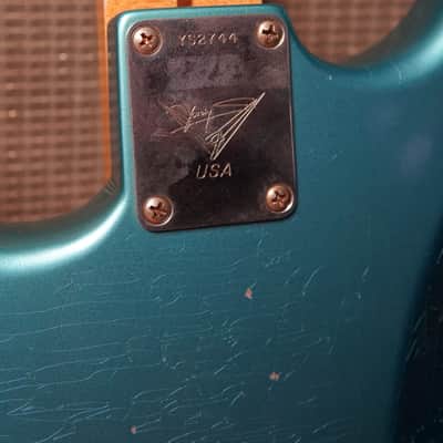 Fender Masterbuilt ’56 Stratocaster Journeyman Relic Yuriy Shishkov 2016 - Faded Green Metallic image 7