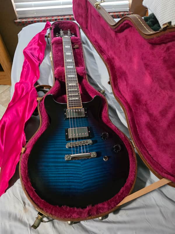 Gibson Les Paul Standard Double Cutaway Plus 2001 - Trans Blue