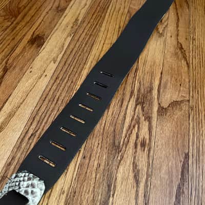 Real Snakeskin Python Custom Guitar Strap ~ Randy Rhoads Style image 4
