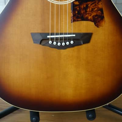 D'Angelico Premier Gramercy Grand Auditorium - Caramel Burst image 6