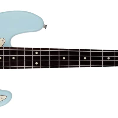 Fender Japan Junior Collection Jb62 Shortscale Daphne Blue image 2